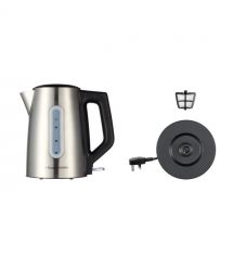 Russell Hobbs Электрочайник Heaton, 1.7л, нержавеющая сталь, серебристо-черный