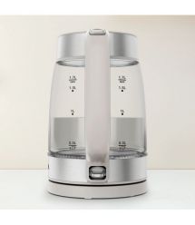 Tefal Электрочайник Glass Kettle 1.7л, стекло, с подсветкой, серебристо-серый