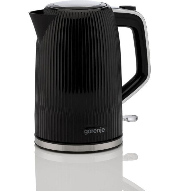 Gorenje Электрочайник 1.7л, Strix-контроль, черный матовый