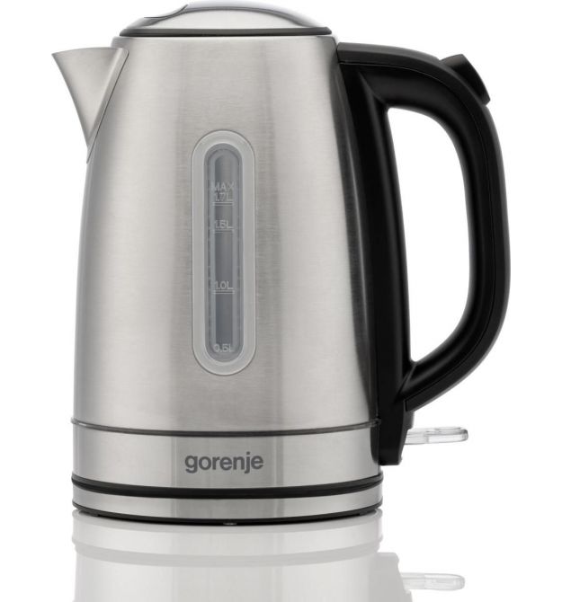 Gorenje Электрочайник 1.7л, Strix-контроль, металл, нерж