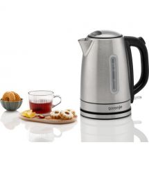 Gorenje Электрочайник 1.7л, Strix-контроль, металл, нерж