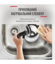 Tefal Электрочайник Glass Kettle 1.7л, стекло, с подсветкой, серебристо-черный