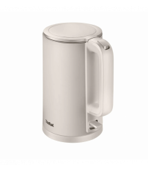 Tefal Электрочайник Thermo Protect, 1.5л, пластик, бежевый