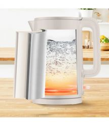 Tefal Электрочайник Thermo Protect, 1.5л, пластик, бежевый