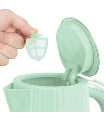 Russell Hobbs Электрочайник Eden, 1.7л, нержавеющая сталь, пластик, фисташковый