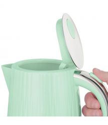 Russell Hobbs Электрочайник Eden, 1.7л, нержавеющая сталь, пластик, фисташковый