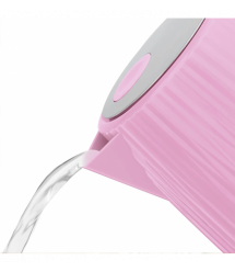 Russell Hobbs Электрочайник Eden, 1.7л, нержавеющая сталь, пластик, малиновый