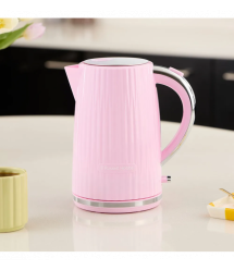Russell Hobbs Электрочайник Eden, 1.7л, нержавеющая сталь, пластик, малиновый