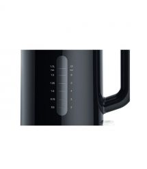 Braun Электрочайник, 1.7л, пластик, черный