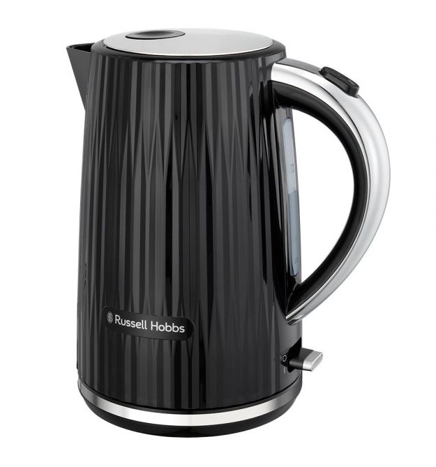 Russell Hobbs Электрочайник Eden, 1.7л, нержавеющая сталь, пластик, черный