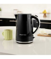 Russell Hobbs Электрочайник Eden, 1.7л, нержавеющая сталь, пластик, черный