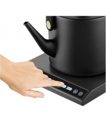 CATLER Электрочайник 0.6л, Strix, заварник, нерж. сталь, поддержка температуры, сенс. управл., черный