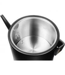 CATLER Электрочайник 0.6л, Strix, заварник, нерж. сталь, поддержка температуры, сенс. управл., черный