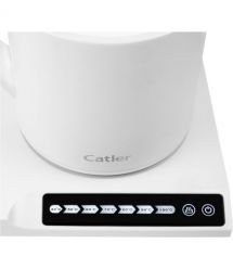 CATLER Электрочайник 0.6л, Strix, заварник, нерж. сталь, поддержка температуры, сенс. управл., белый