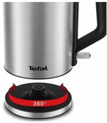 Tefal Электрочайник Bronx Electric, 1.7л, нержав. сталь, серый