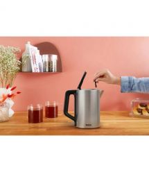 Tefal Электрочайник Bronx Electric, 1.7л, нержав. сталь, серый