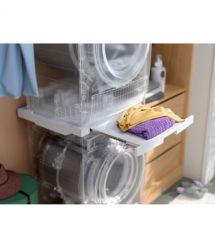 Electrolux Комплект монтажный для соединения стиральной машины с сушильной машиной, выдвижная полка, белый