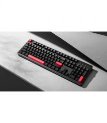 Lemokey Клавиатура механическая X3 104Key, Keychron Brown, USB-A, QMK/VIA, Hot-Swap, EN/UKR, RGB, черный