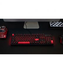 Lemokey Клавиатура механическая X3 104Key, Keychron Brown, USB-A, QMK/VIA, Hot-Swap, EN/UKR, RGB, черный