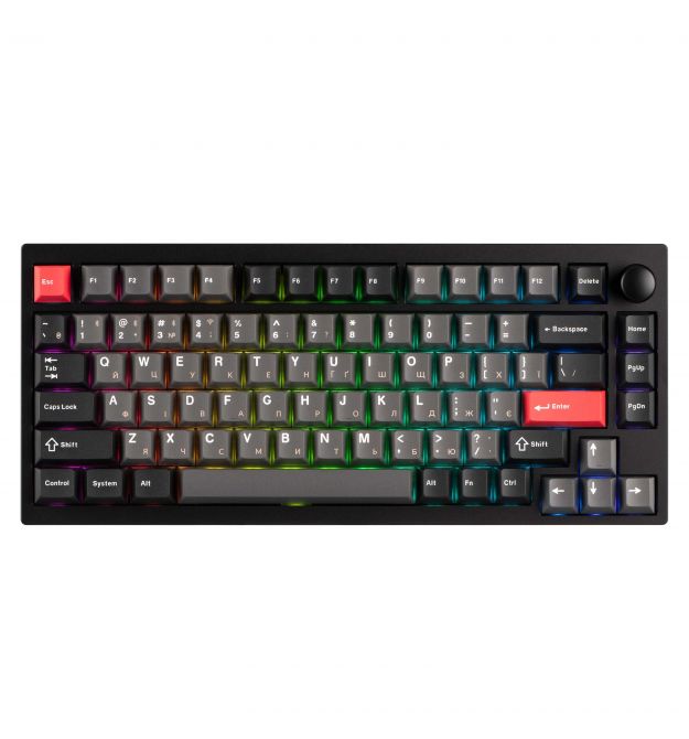 Lemokey Клавиатура механическая P1 Pro 84Key, Keychron Super Banana, WL/BT/USB-A, QMK/VIA, Hot-Swap, EN/UK