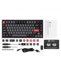 Lemokey Клавиатура механическая P1 Pro 84Key, Keychron Super Banana, WL/BT/USB-A, QMK/VIA, Hot-Swap, EN/UK