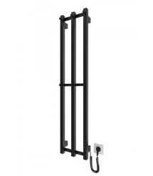 Hygge Family Полотенцесушитель электрический Slim, 1170х250х80мм, таймер-регулятор, сталь, черный матовый