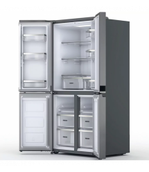 Whirlpool Холодильник многодверный, 187.4x90.9х69.8, холод.отд.-384л, мороз.отд.-207л, 4дв., А++, NF, инв., дисплей, нерж
