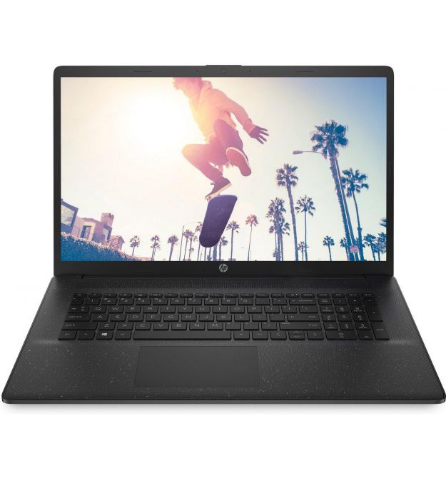 HP Ноутбук 17-cn4007ua 17.3" FHD IPS AG, Intel 5-120U, 16GB, F512GB, UMA, DOS, черный