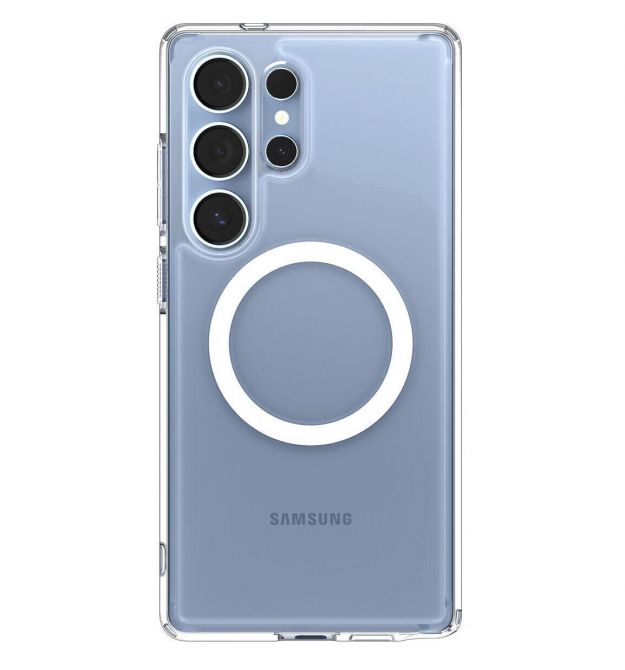 Spigen Чехол для Samsung Galaxy S25 Ultra, Ultra Hybrid MagFit, Clear White