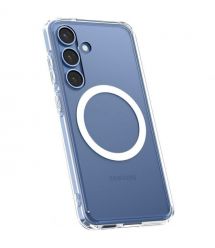 Spigen Чехол для Samsung Galaxy S25+, Ultra Hybrid MagFit, Clear White
