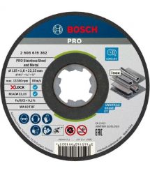 Bosch Диск отрезной PRO X-Lock по металлу 115х1.6мм