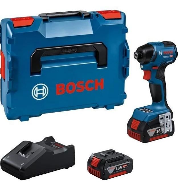 Bosch Винтоверт ударный аккумуляторный GDR 18V-220 C 18В 2х5А·час 0-3400об·мин 220Нм 1кг Bluetooth