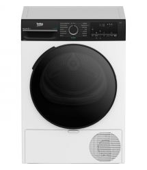 Beko Сушильная машина тепловой насос, 7кг, A++, 55см, дисплей, пар, подсветка барабана, белый