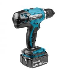 Makita Шуруповерт-дрель аккумуляторная DDF453RFE 18B 2х3А·час 42Нм 0-400·0-1300 об/мин кейс 1.8кг