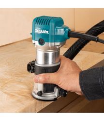 Makita Фрезер RT0702CX2, 710ВТ, цанга 6/8мм, 10000-34000об/мин, 1.8кг