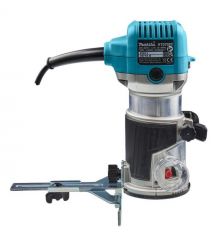 Makita Фрезер RT0702CX2, 710ВТ, цанга 6/8мм, 10000-34000об/мин, 1.8кг
