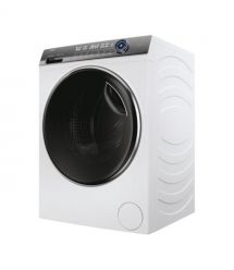 Haier Стиральная машина фронтальная, 12кг, 1400, A+++, 60см, дисплей, пар, инвертор, люк черный, прямой привод, белый