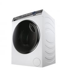 Haier Стиральная машина фронтальная, 12кг, 1400, A+++, 60см, дисплей, пар, инвертор, люк черный, прямой привод, белый