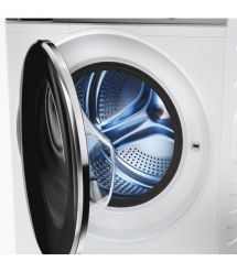 Haier Стиральная машина фронтальная, 12кг, 1400, A+++, 60см, дисплей, пар, инвертор, люк черный, прямой привод, белый