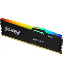 Kingston Память ПК DDR5 16GB 6000 FURY Beast RGB XMP