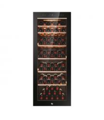 Haier Холодильник для вина, 127x49.7х58, холод.отд.-198л, зон - 1, бут-84, ST, дисплей, черный