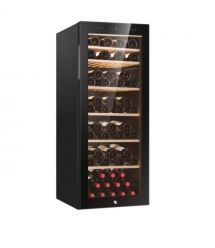 Haier Холодильник для вина, 127x49.7х58, холод.отд.-198л, зон - 1, бут-84, ST, дисплей, черный