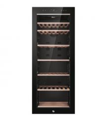 Haier Холодильник для вина, 127x49.7х58, холод.отд.-198л, зон - 1, бут-84, ST, дисплей, черный