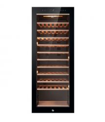Haier Холодильник для вина, 127x49.7х58, холод.отд.-198л, зон - 1, бут-84, ST, дисплей, черный