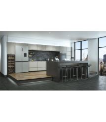 Haier Холодильник для вина, 127x49.7х58, холод.отд.-198л, зон - 1, бут-84, ST, дисплей, черный