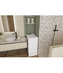 Candy Стиральная машина вертикальная, 7кг, 1200, A+++, 60см, дисплей, белый