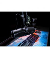 Cherry Xtrfy Микрофон гейминговый NGALE X, Cardioid, USB-A, 2м, RGB, черный