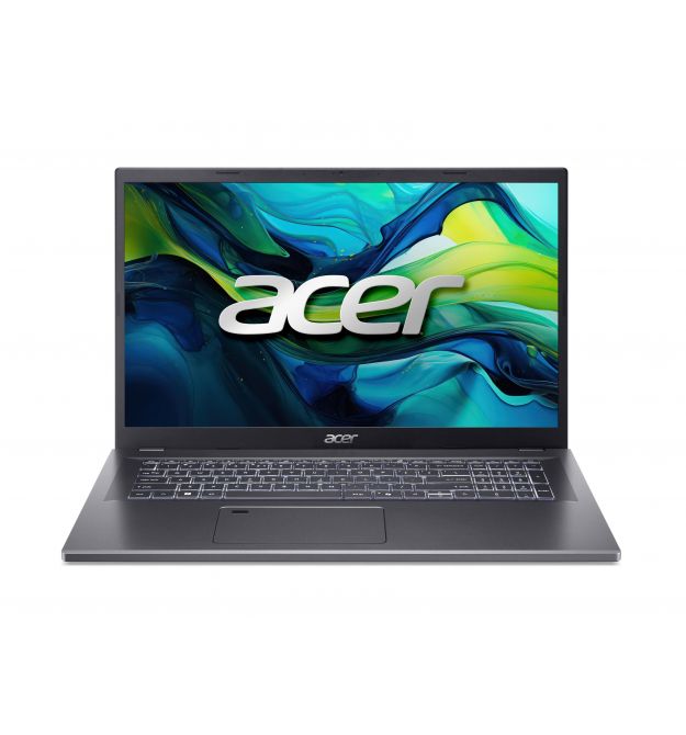 Acer Ноутбук Aspire 17 A17-51M 17.3" FHD IPS, Intel 7-150U, 32GB, F1TB, UMA, Lin, серый