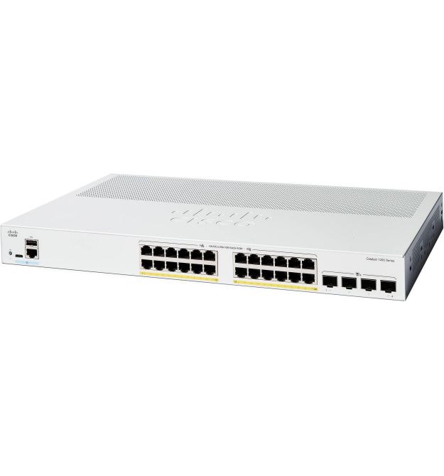 Cisco Коммутатор Catalyst 1200 24xGE, PoE, 4x10G SFP+