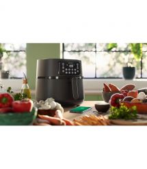 Philips Мультипечь Ovi Connected XXL 2000Вт, чаша-7.2л, сенсорное управл., 8 авто. программ, пластик, чорний